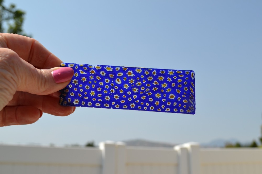 Millefiori Glass slab