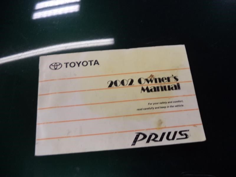 2002 PRIUS Owners Manual 933770