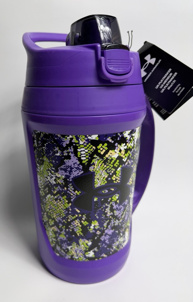 UA Under Armour Playmaker 64 oz Purple Python Jug Athletic FREE SHIPPING