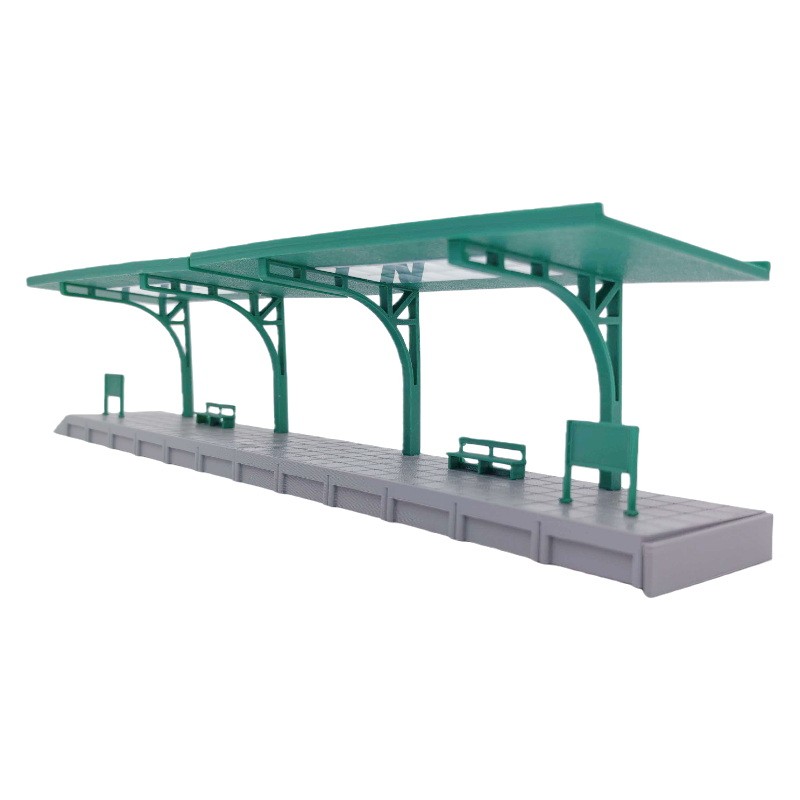 Outland Models Miniatures Classic Passenger Platform - side 1:87 HO Scale