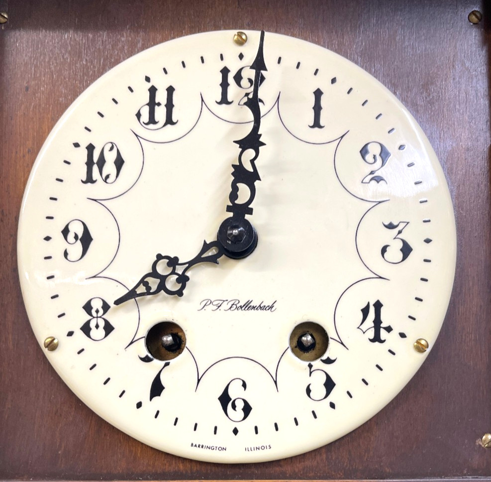 Antique P F Bollenback Wall Regulator *
