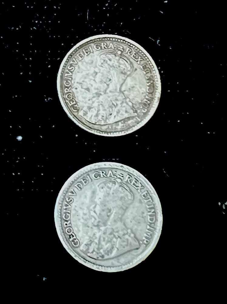 1918 Canada Silver 5 Cent Coin