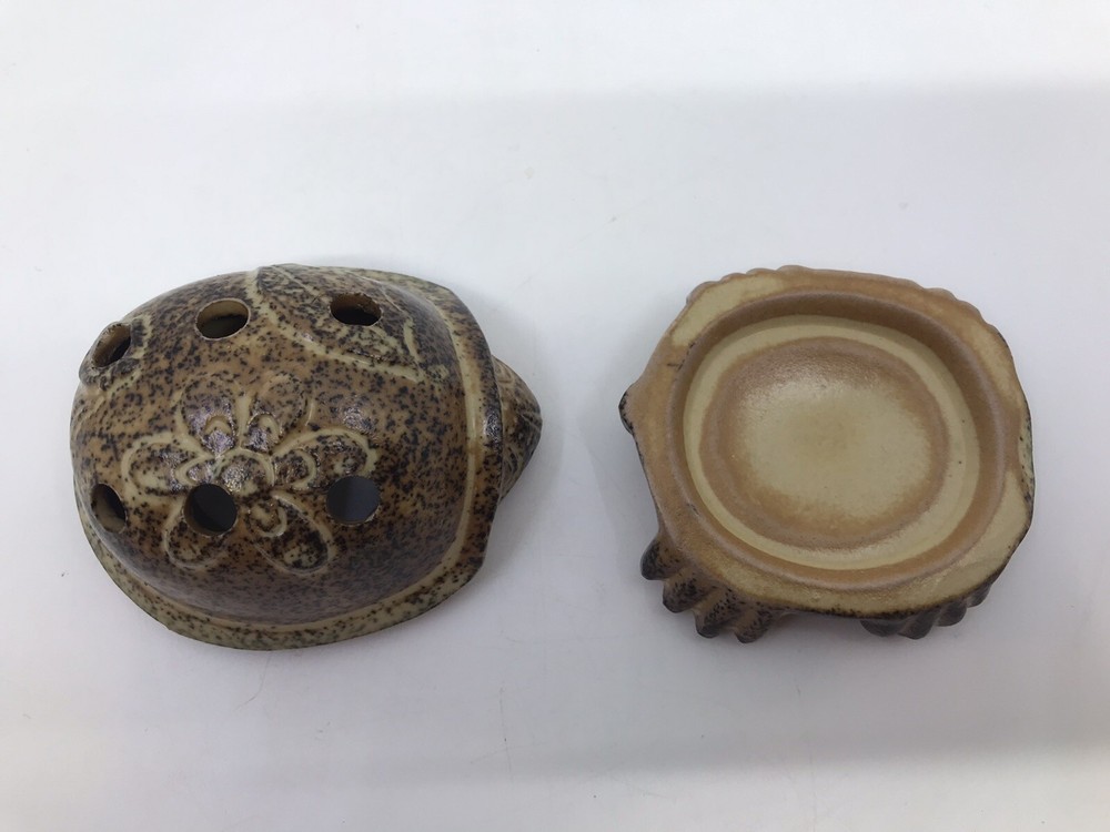 Vintage Turtle Incense Burner Ceramic Nice Condition No Chips