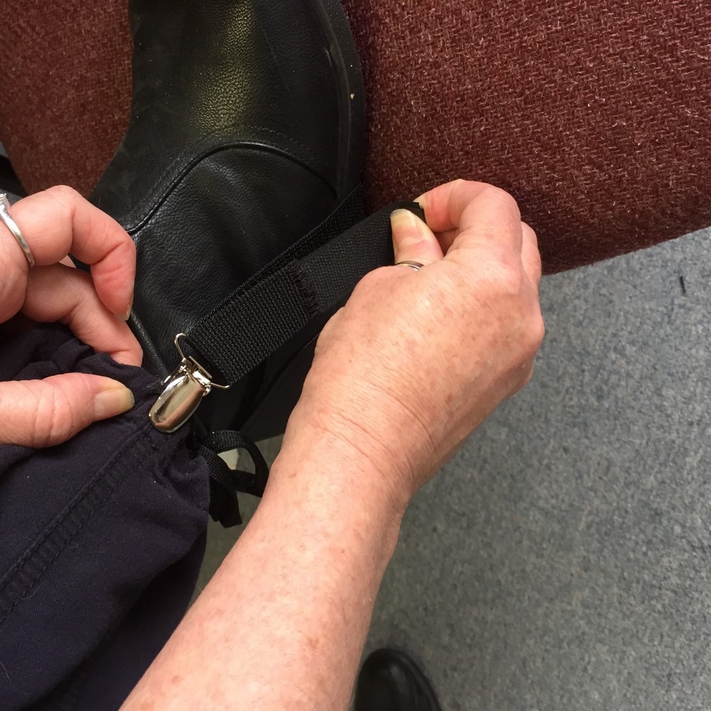 Boot Straps Hold Pants Down Motorcycle Outside or Inside Boots