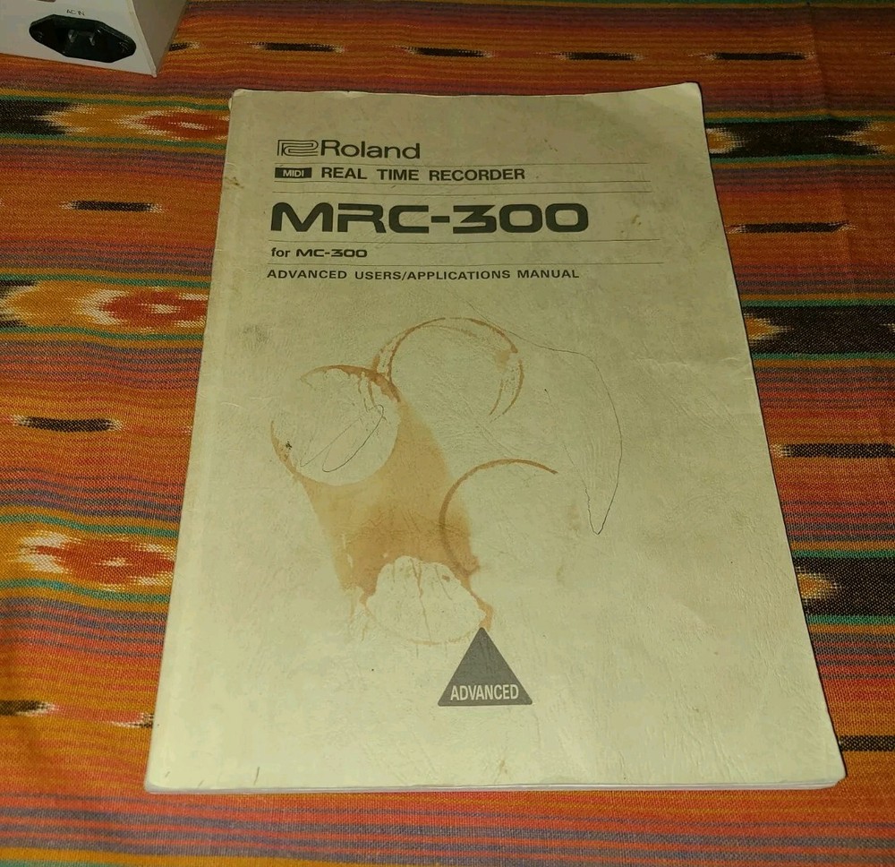Roland MC-300 MICRO COMPOSER Midi Sequencer MC300 Advanced Manual Quick Table
