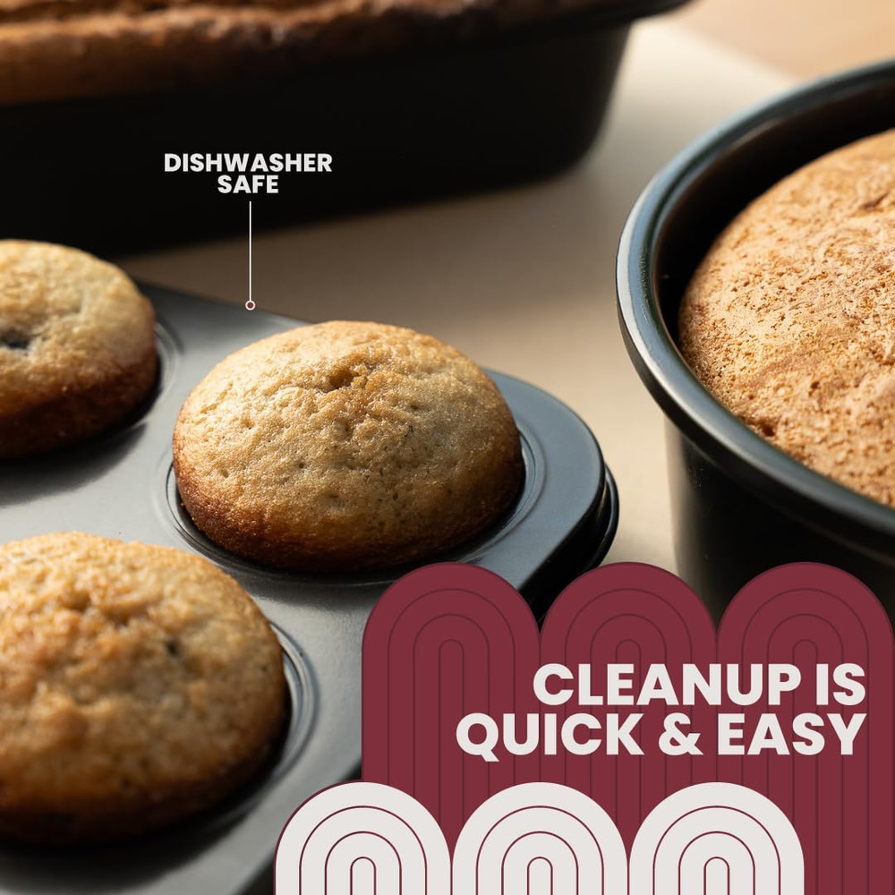 5-Piece Baking Set - Versatile and Oven Safe Bakeware Set - Durable Bakeware Set