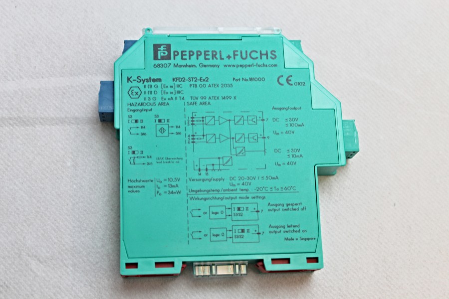 Pepperl + Fuchs KFD2-ST2-Ex2 181000 Isolating Switch Amplifier -Original Packaging/Unused-