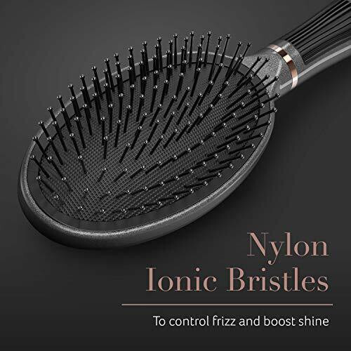 LumaBella Cushion Brush with Keratin Micro-Conditioners & Ionic Bristles