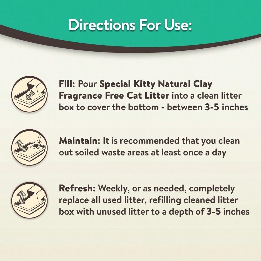 Clumping Clay Cat Litter, Fresh Scent, 20 Lbs Jug