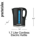 17L Electric Tea Water Kettle Black