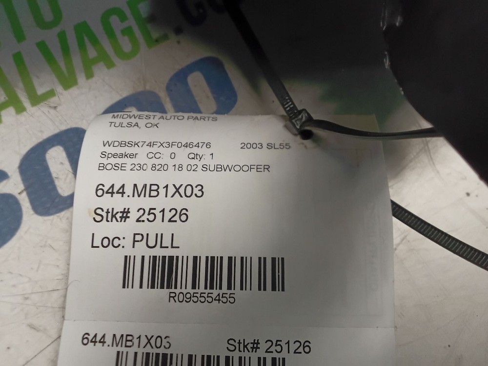 SL55 2003 Speaker 9555455