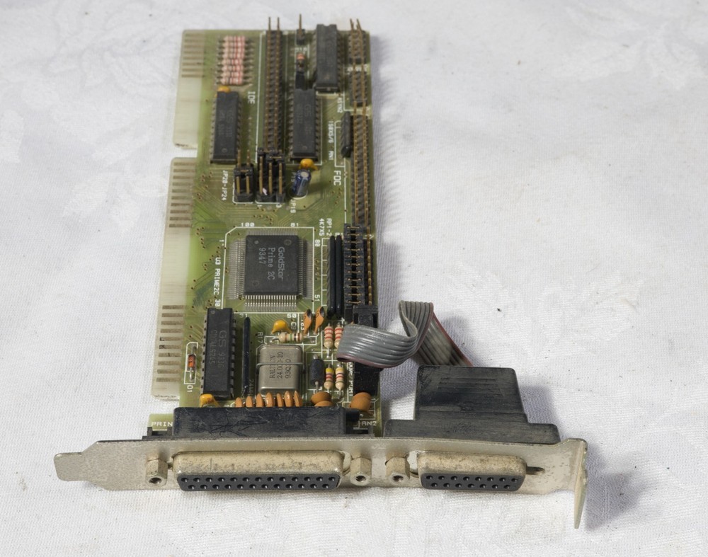 Vintage Generic IDE floppy game serial parallel adapter ISAC11