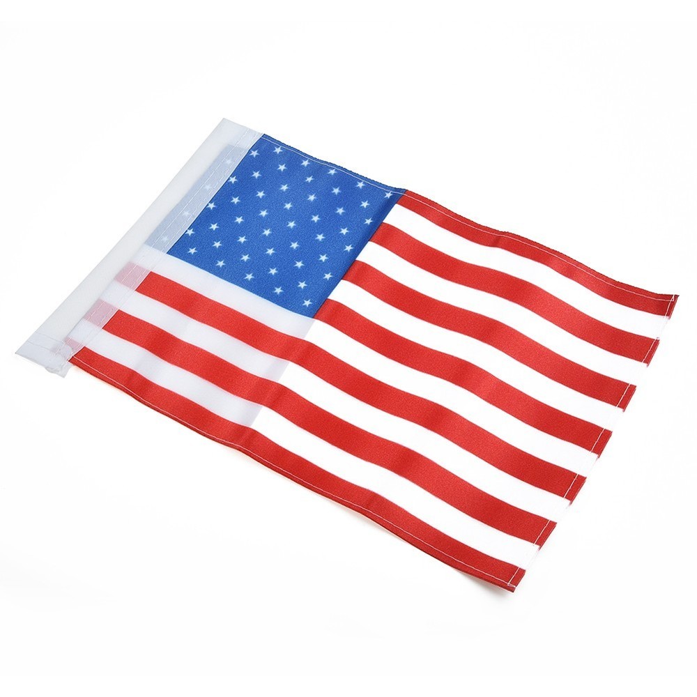 American Flag Print Flagpole Luggage Polyester Durable