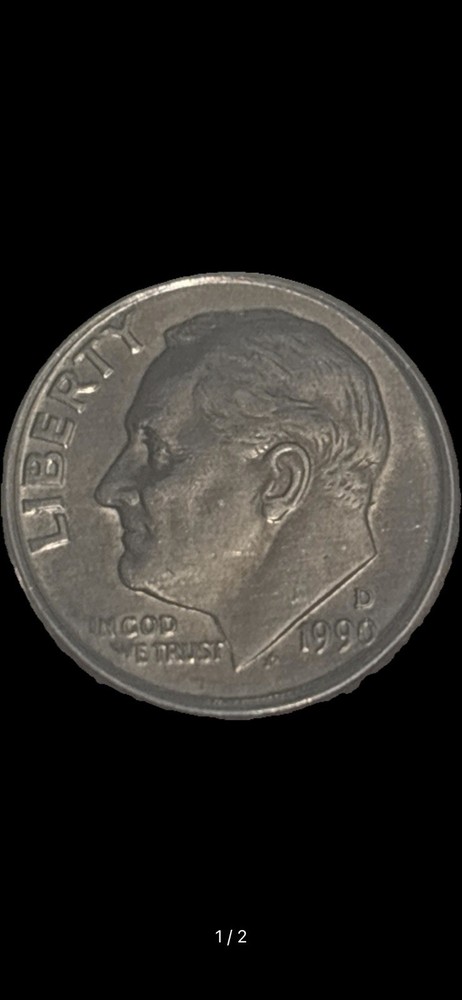 1990 d mint error missing letters and DDR in good condition