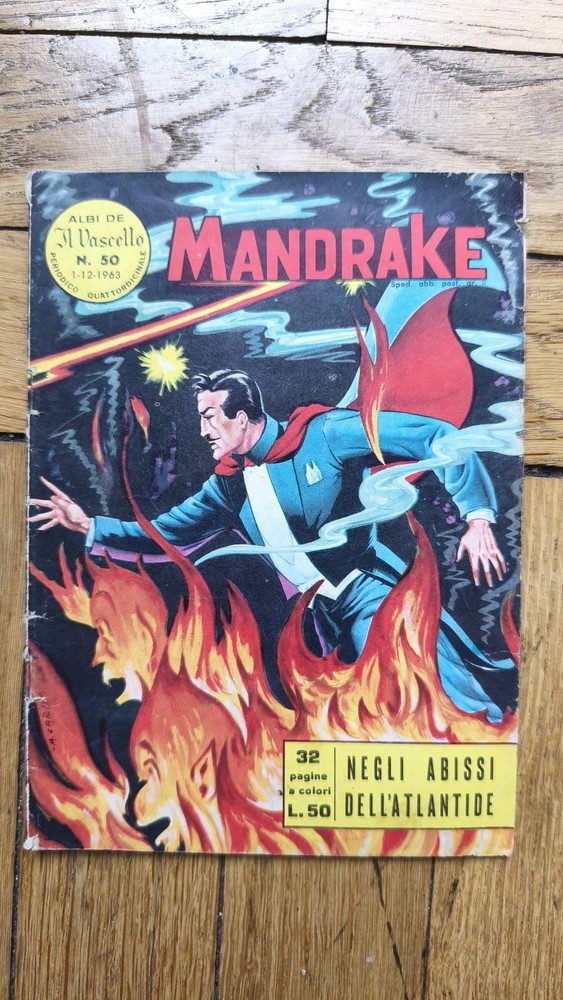 MANDRAKE Il Vascello 1963 36 Ed. Sword