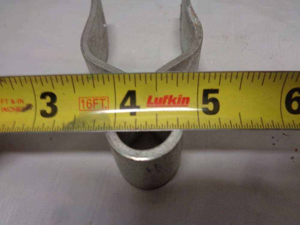 **PAIR** Clamp-On Yard Gate Hinge for Chain Link Fence - For 5/8" Gate Hook