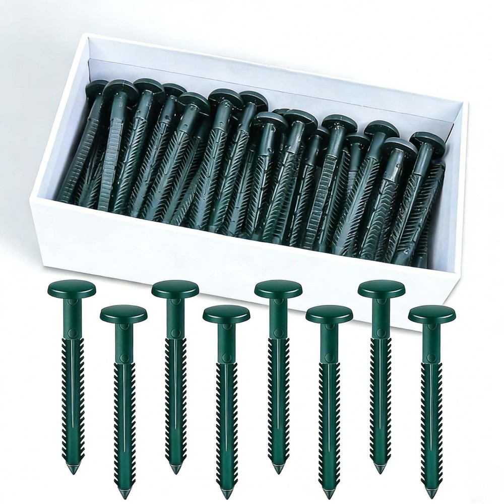60Pcs 3 Inch Vinyl Shutter Fasteners, Window Shutter Panel Pegs Shutter Screw...