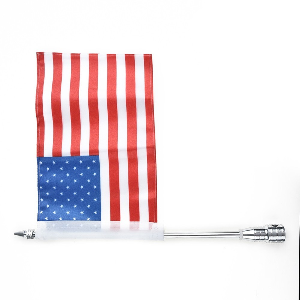 American Flag Print Flagpole Luggage Polyester Durable