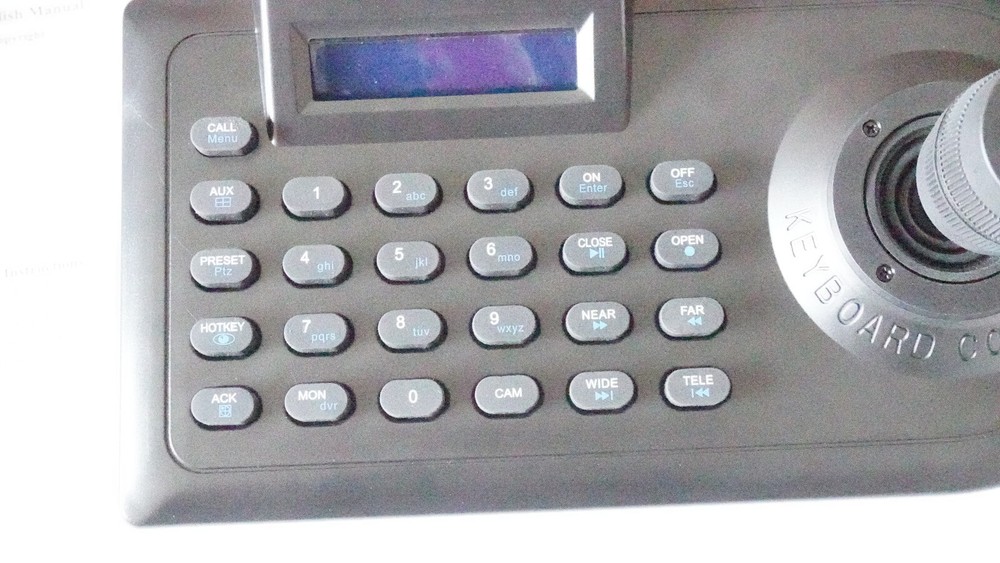 PTZ CCTV Controller Speed Dome Camera 3D Keyboard Controller RS485 Joystick