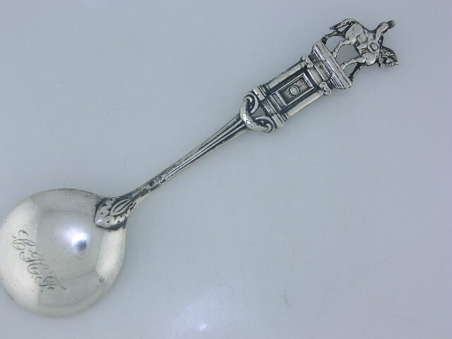 Sterling Silver GORHAM Souvenir Spoon ROBERT E. LEE Monument VIRGINIA VA