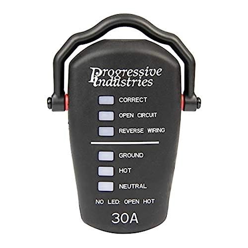 RRT-30 RV Receptacle Tester, Black, 30 Amp