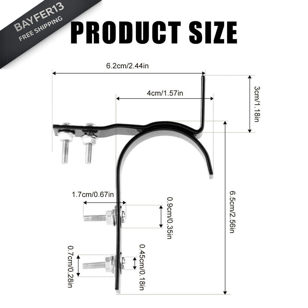 Mailbox Latch and Handle Kit, Metal Secure Replacement Set for black, silver