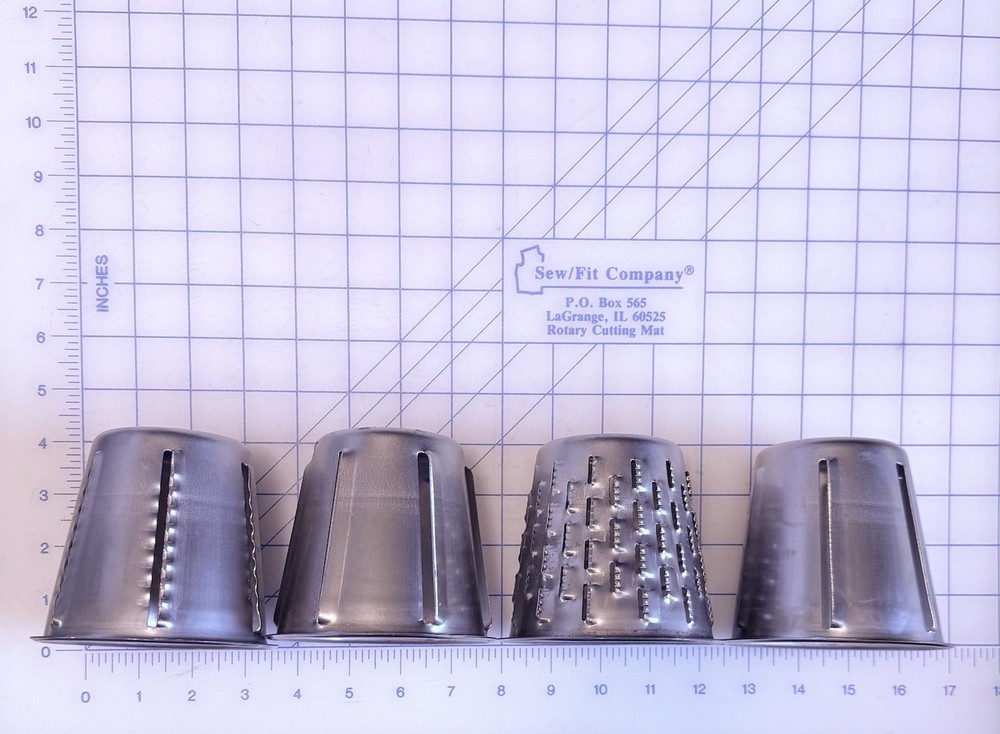 4 Replacement Attachment Cones KitchenAid RVSA Rotor Vegetable Slicer Shredder