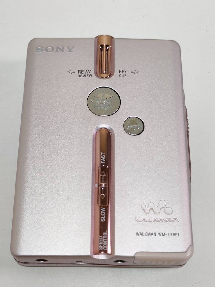 SONY Walkman cassette player WM-EX651 operation confirmed