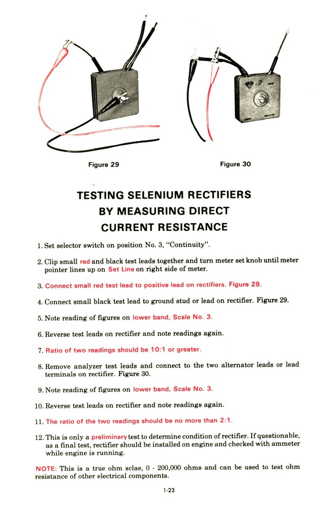 Merc-O-Tronic Ignition Analyzer Model 88 Operation & Data Manual Latest Rev.1173