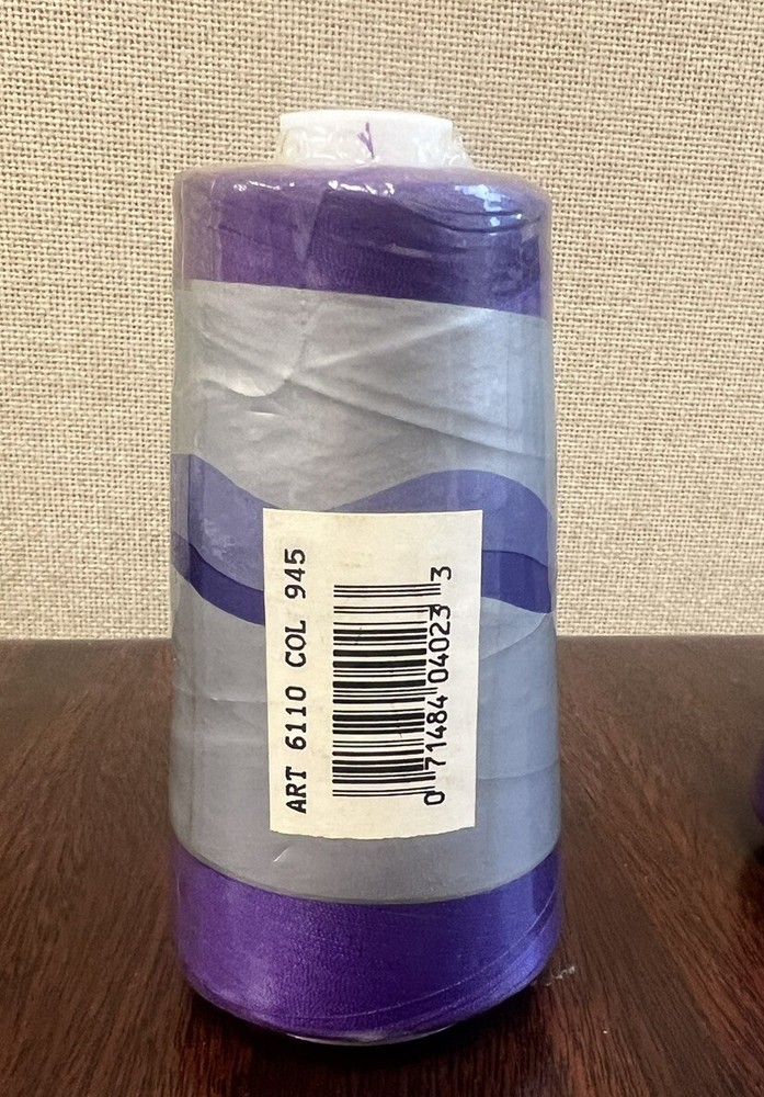 Coats Surelock Overlock Thread 3,000yd-Purple 6110-945