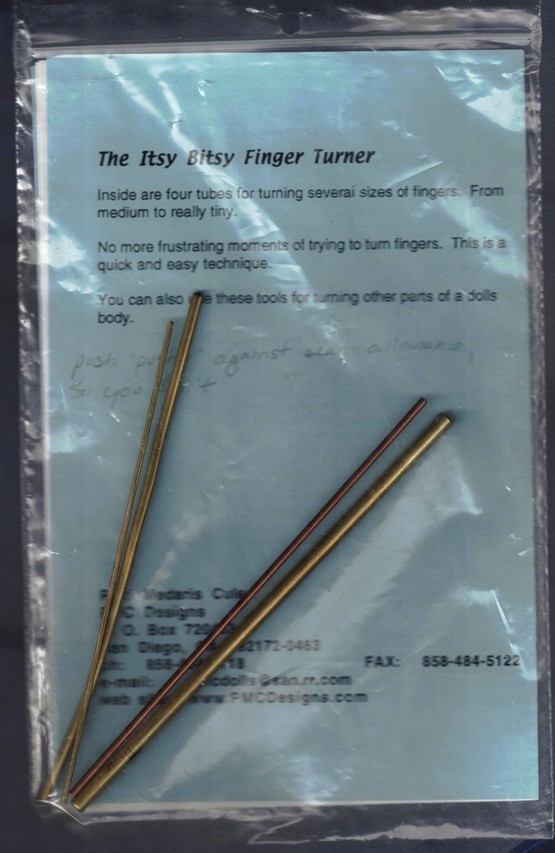 The Itsy Bitsy Finger Turner Tools & Instructions For Making Little Cloth Dolls