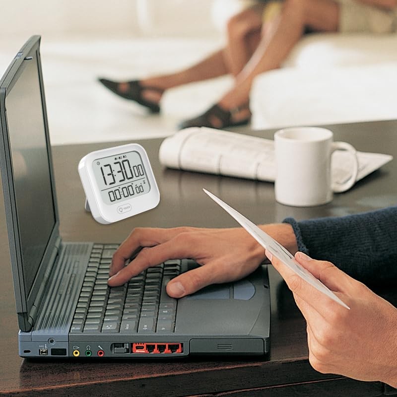 Small Vibration Alarm Clock, Pomodoro Countdown Timer for Training, Digital M...