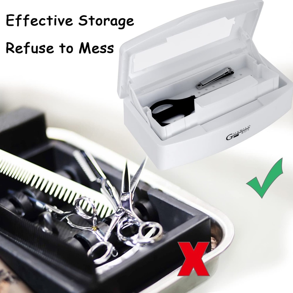 Sanitizing Tray Disinfectant Container Nail Tool Sterilizer Box Plastic Sanitizi