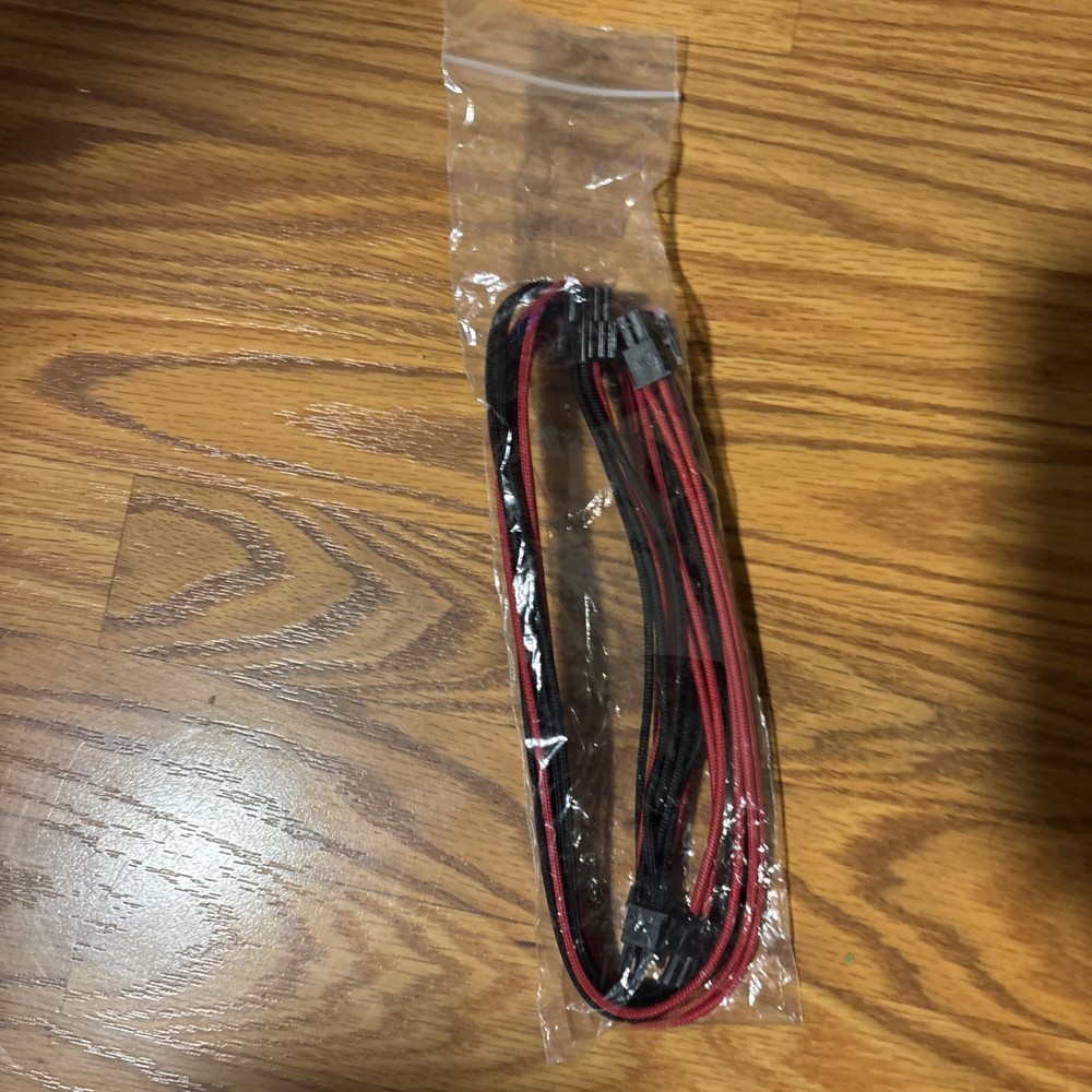 CableMod E-Series Pro ModFlex Sleeved 8-pin PCI-e Cable for EVGA Black/Red