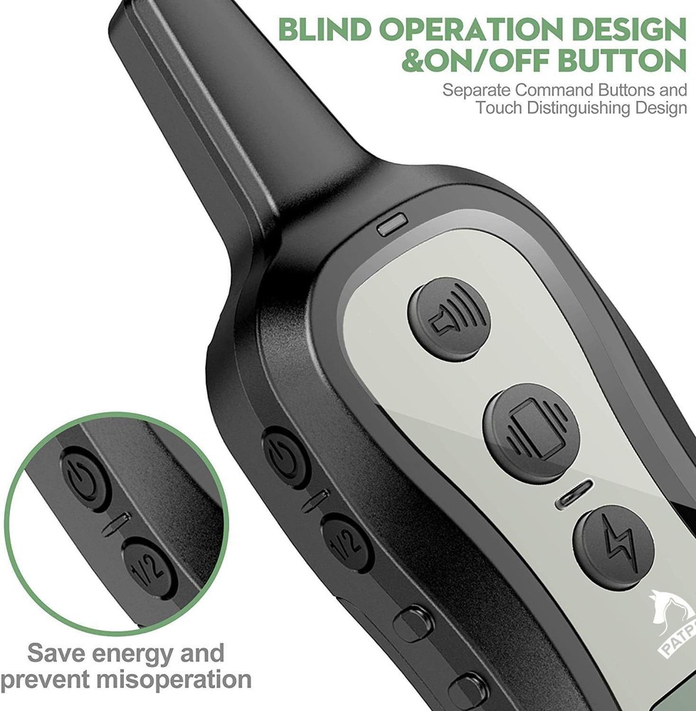 Versatile Shock Collar with Remote Control - Beep & Vibration Modes for Dogs