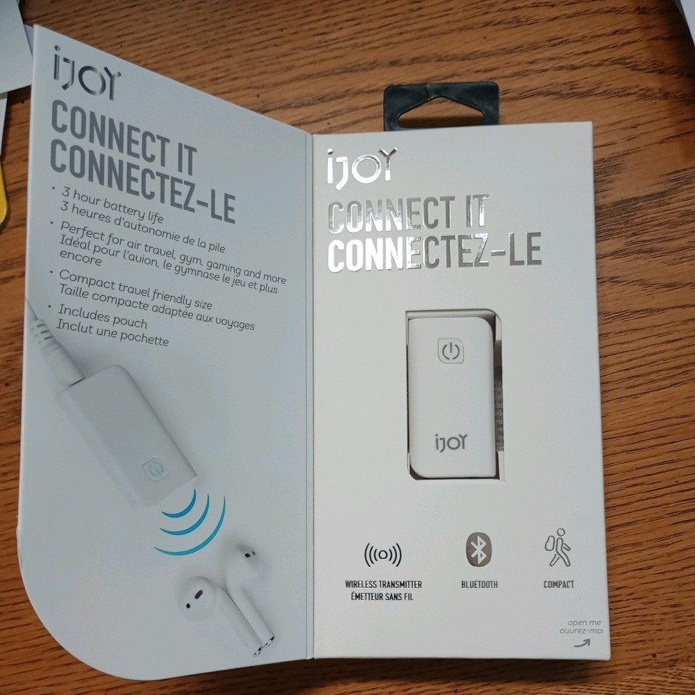 ijoy Connect It Bluetooth Wireless Headphone Transmitter USB / 3.5mm