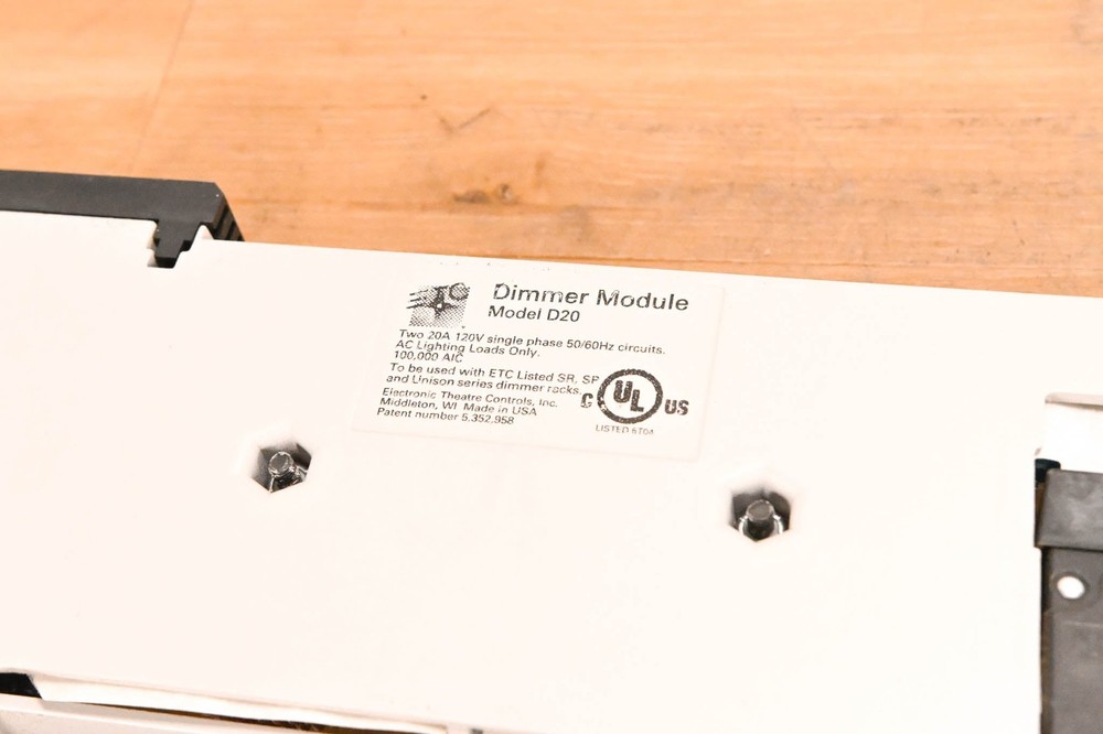ETC D20 Dual 20A Dimmer Module (PAIR) CG010E1
