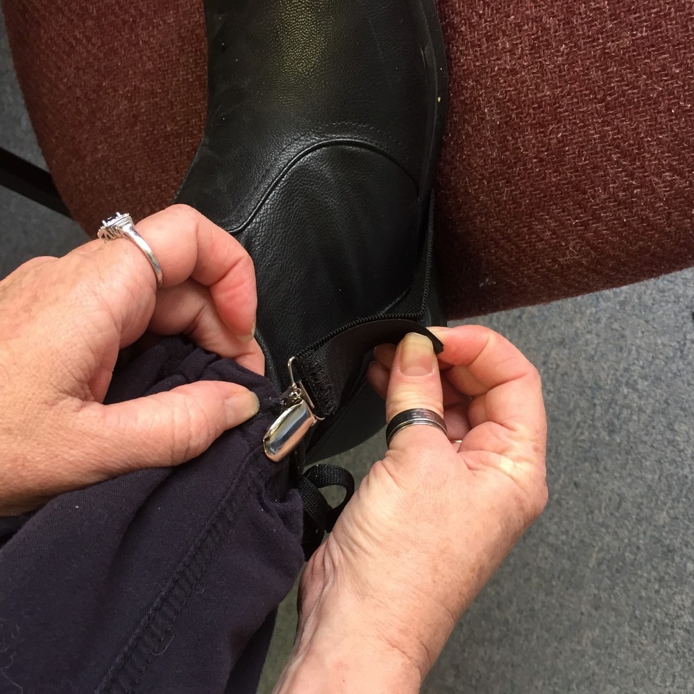 Boot Straps Hold Pants Down Motorcycle Outside or Inside Boots