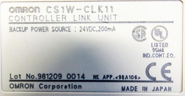OMRON CS1W-CLK11 Controller Link Unit -used-