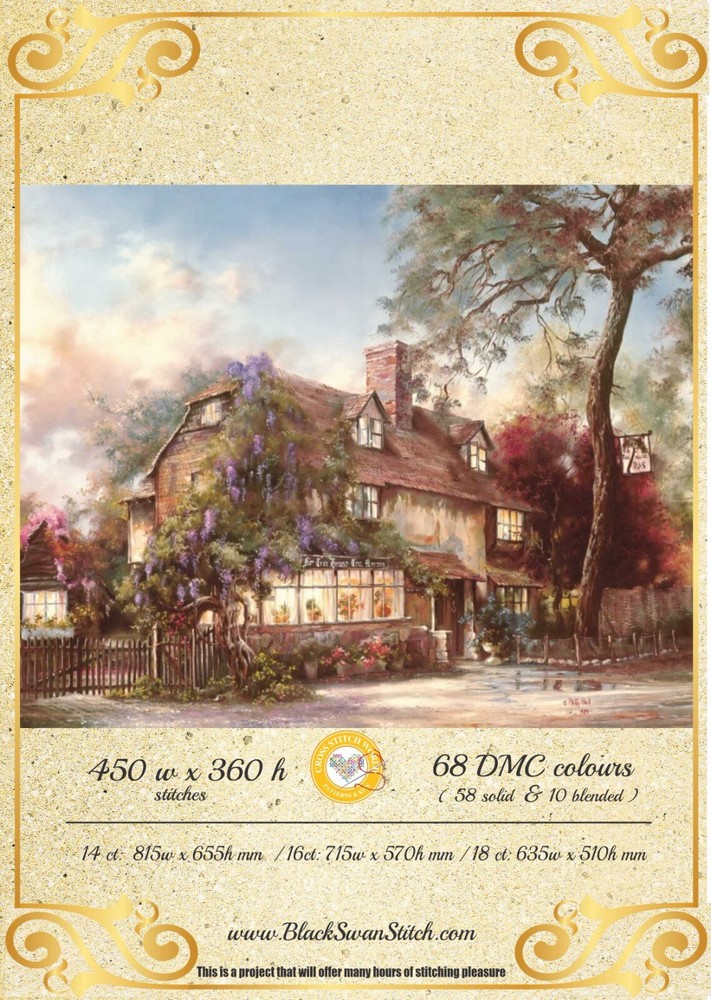 Country Manor 1444 Chart Counted Cross Stitch Pattern