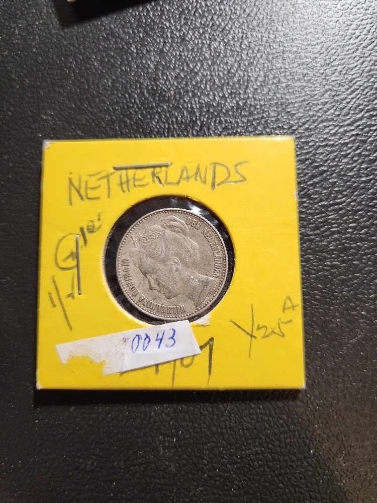 NETHERLANDS 1/2 Gulden 1907 #0043