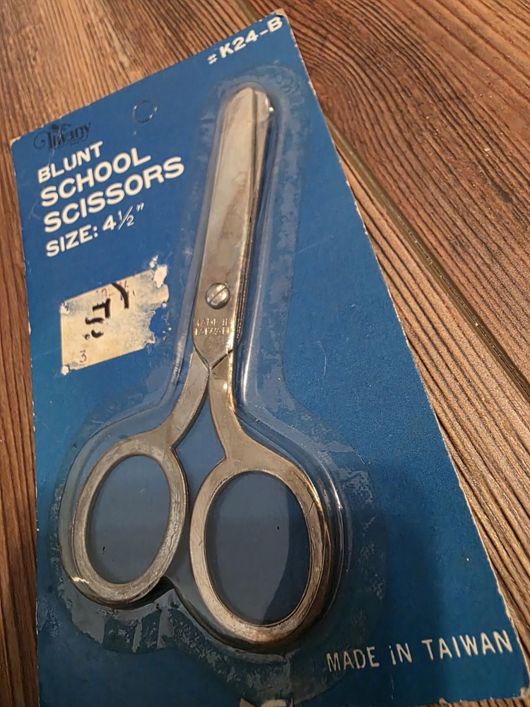 Vintage Blunt Tipped School Scissors