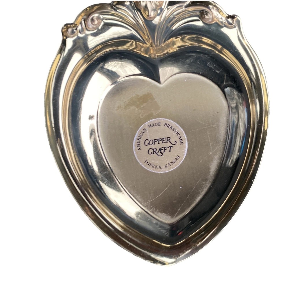 Copper Craft Heart Trinket Dish C1