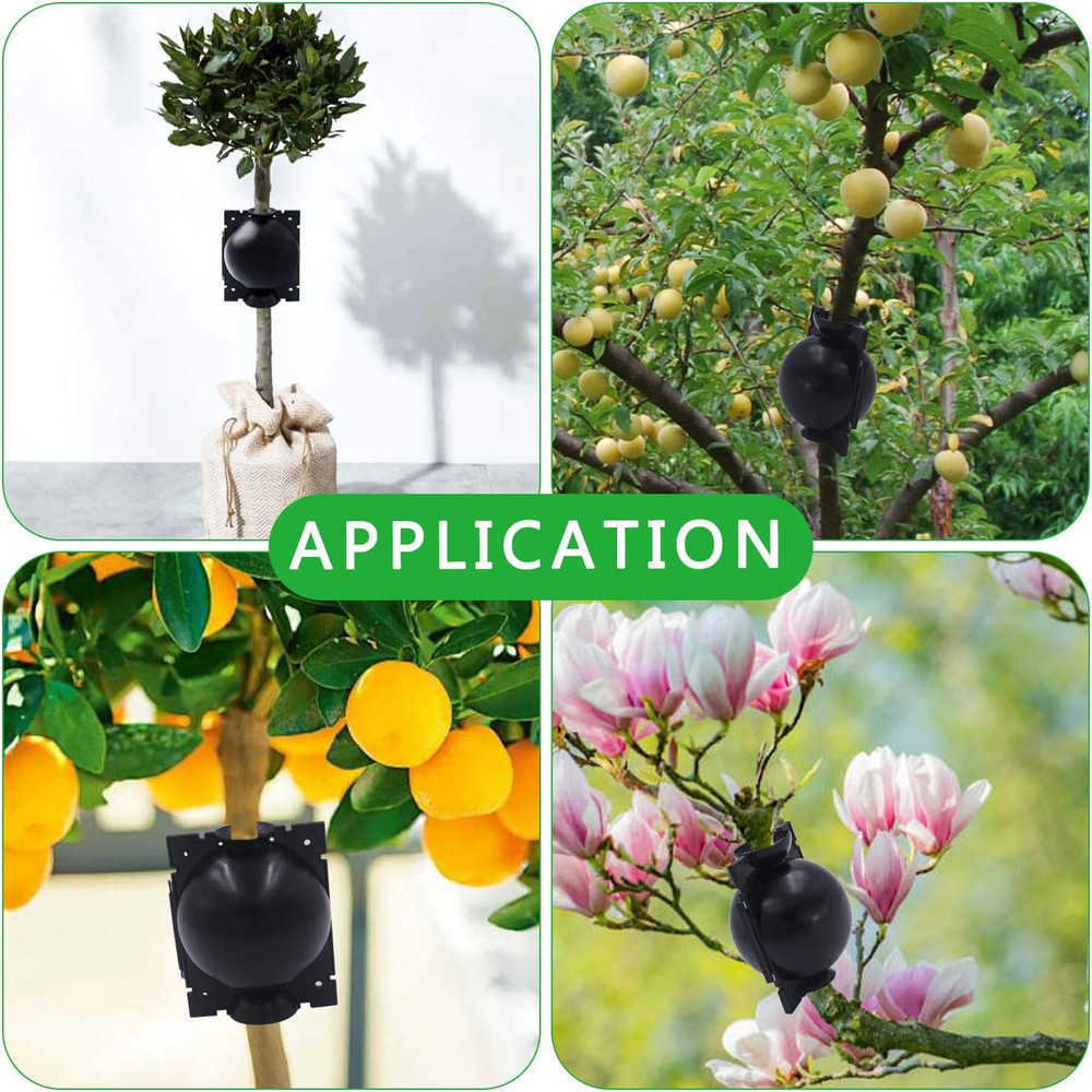 10 Pack Tree Root Growing Box, Rooting Ball Grafting Tools, Reusable High Pre...