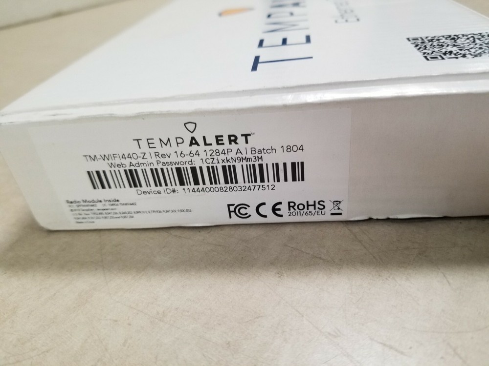 Temp Alert Temperature Ethernet Gateway TM-WIFI440-Z-DEFAULT