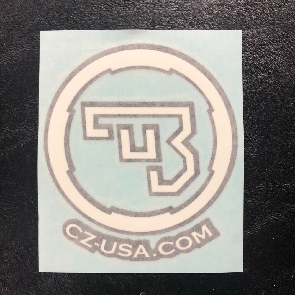 CZ USA Decal Sticker OEM NEW White Black