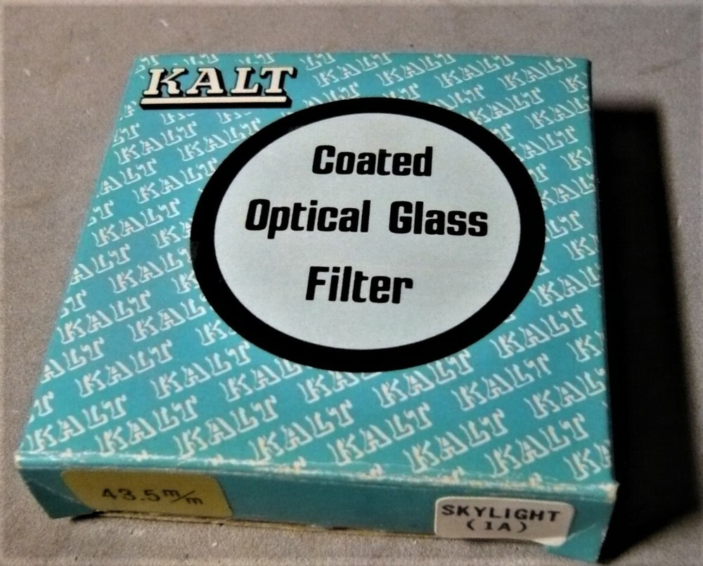Kalt COATED optical glass 43mm Skylight 1A Filter NEW !