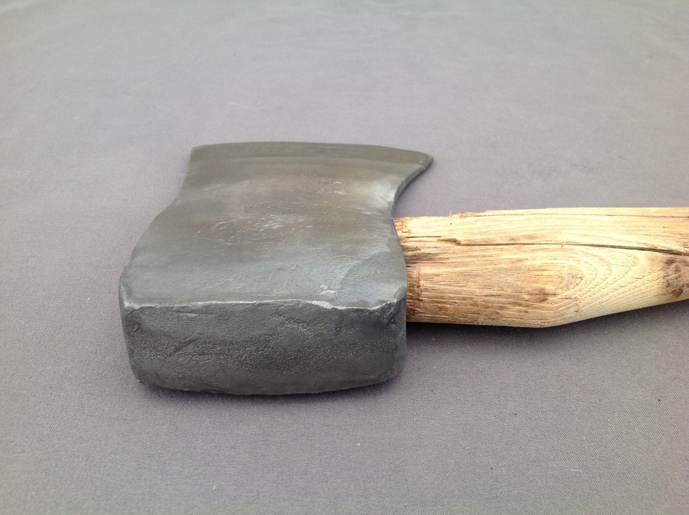 Large Unmarked Single Bit Axe