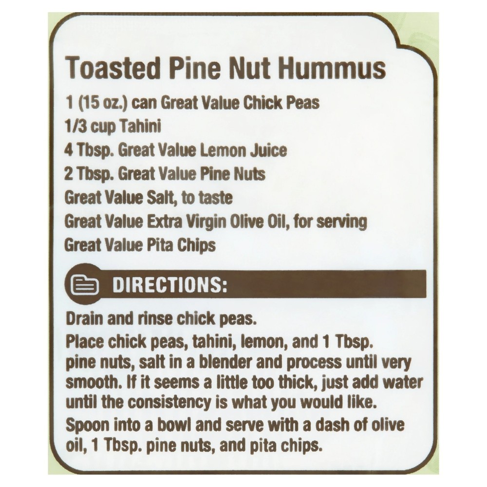 Great Value Pine Nuts, 4 oz