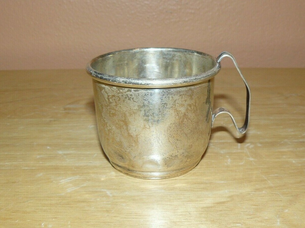 Vintage National silver plated child's cup